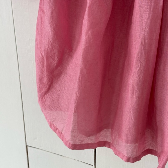 Comme des Garcons Puff-Sleeve High-neck Bubblegum Pink Top Size Medium - Picture 6 of 9